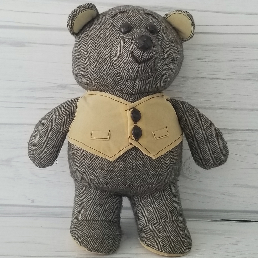 Vintage Dakin 1984 Teddy Bear Plush N1 - Picture 1 of 10